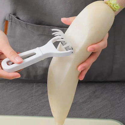 Stainless Steel Julienne Cutter | Space-Saving Design | Easy Vegetable & Fruit Preparation | Perfect for Salads & Stir-Fries