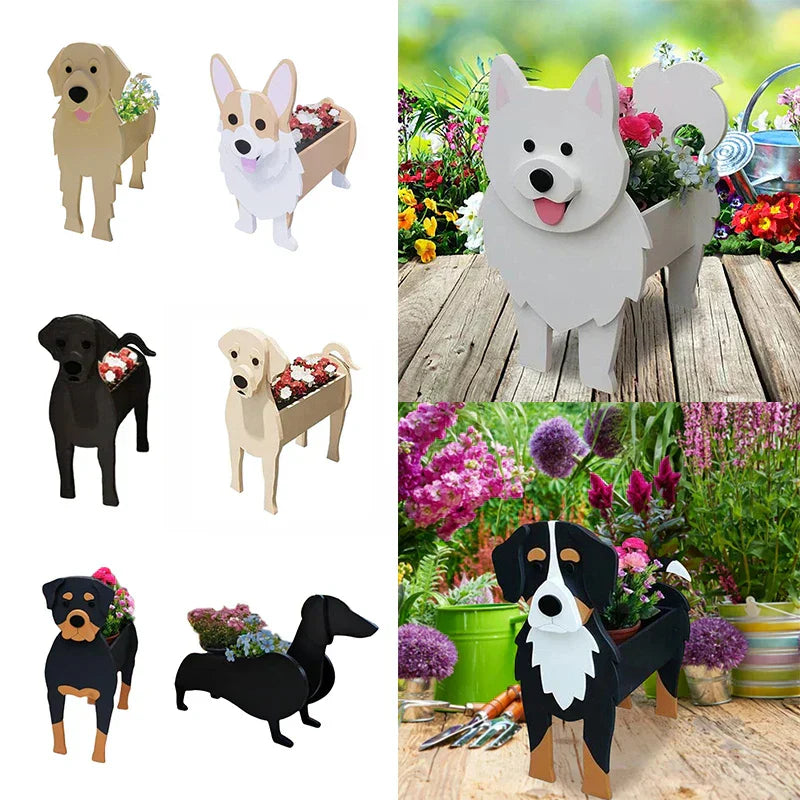 Dog Breed Flower Pot - Pawsome Plant Container for Pets