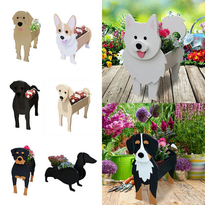 Dog Breed Flower Pot - Pawsome Plant Container for Pets