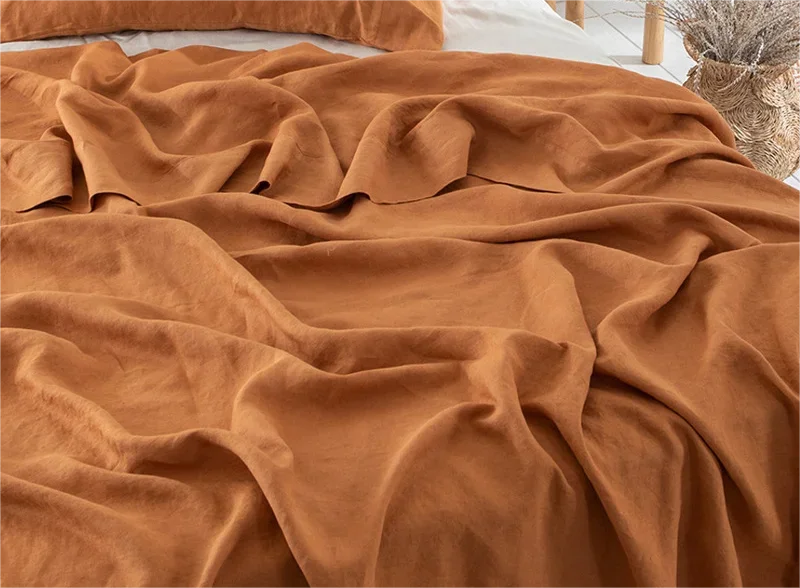 Cool and Comfortable Linen Bed Sheet for Relaxing Sleep