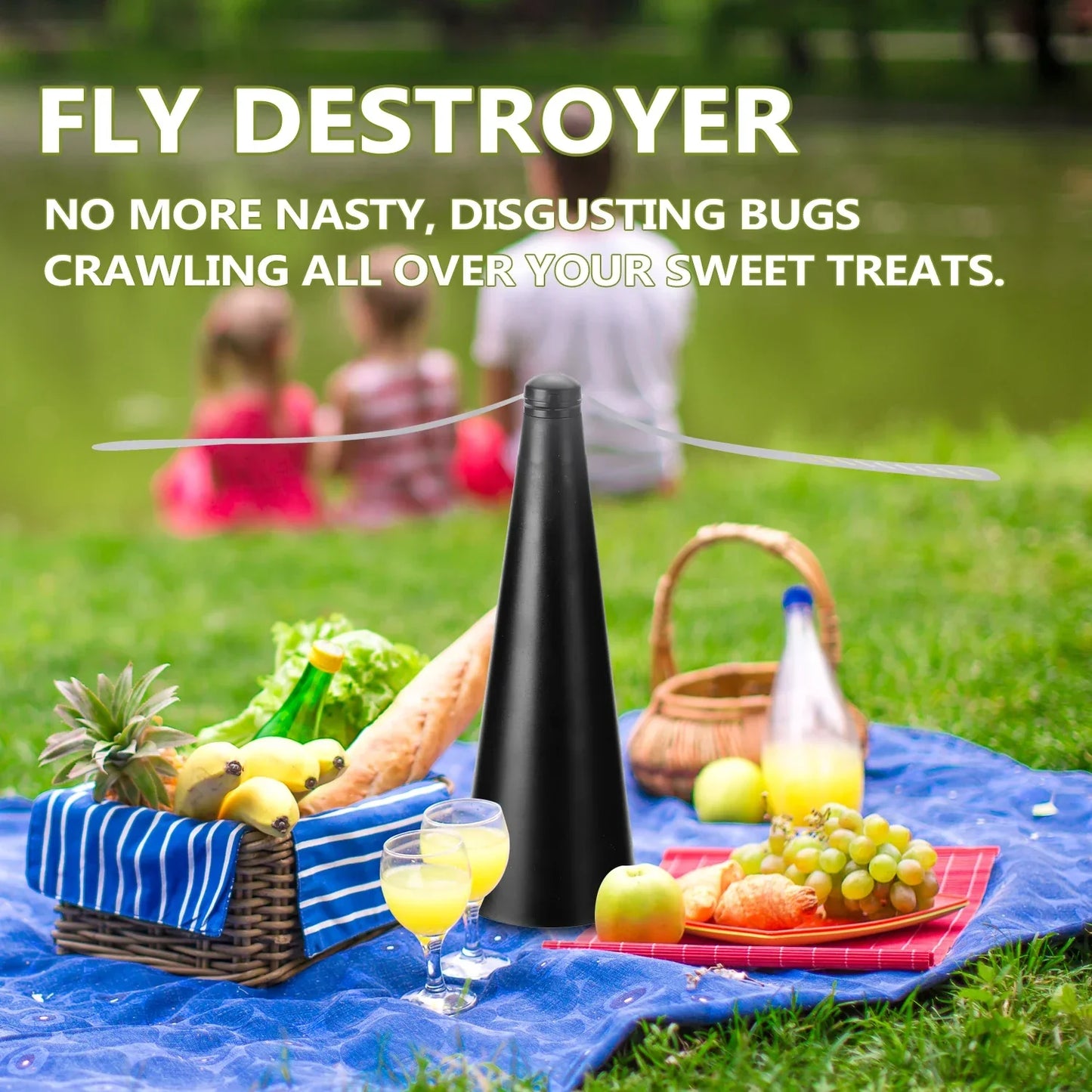 Insect Repellent Fan with 360° Rotation – Silent and Portable