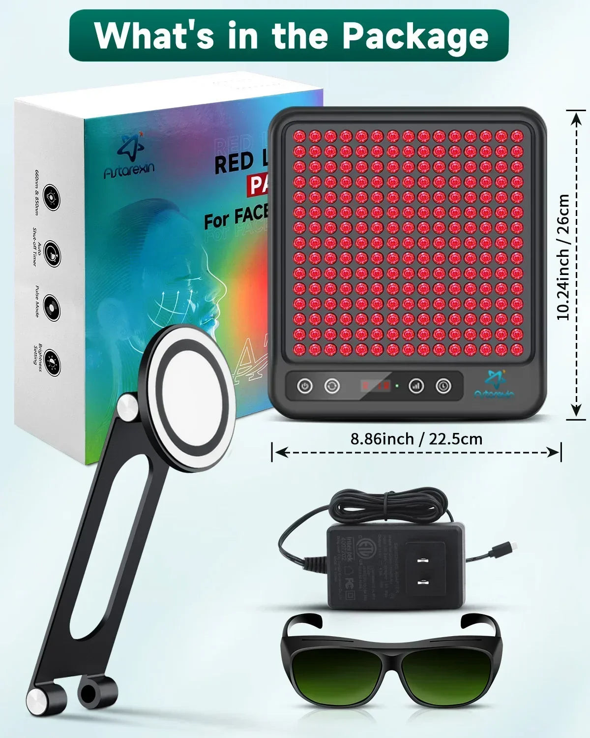 Near Infrared Light Therapy Lamp – 660nm & 850nm for Skin and Wellness