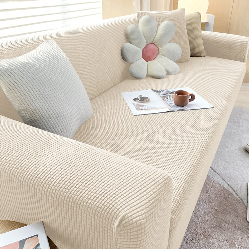 Elastic Sofa Protector Cover – Fits Corner and Standard Sofas