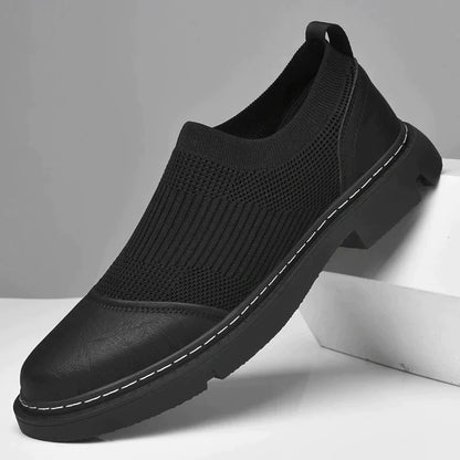 Versatile Soft Leather and Mesh Loafers for Every Occasion