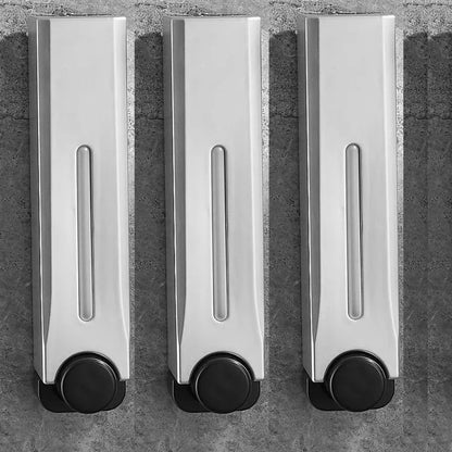 Versatile 500 ml Wall-Mounted Liquid Dispenser with Multi-Chamber Options