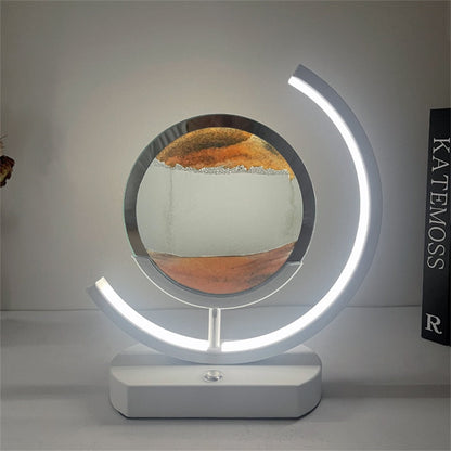 3D Flowing Sand Art Lamp with LED Light