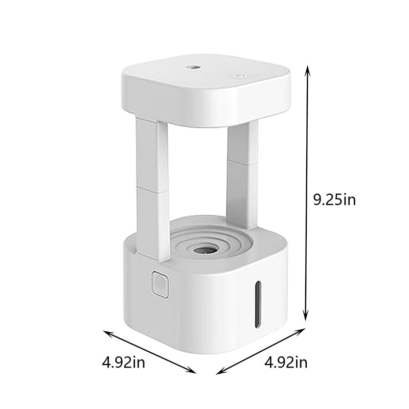 Waterfall Air Humidifier with Anti-Gravity Technology