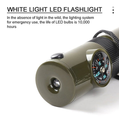 7-in-1 Compact Outdoor Camping Survival Tool