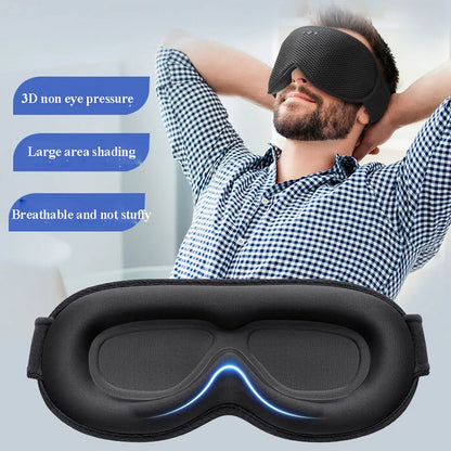 Bluetooth Eye Mask with Sleep Headphones | 3D Blackout Design, Wireless Audio, Adjustable Fit