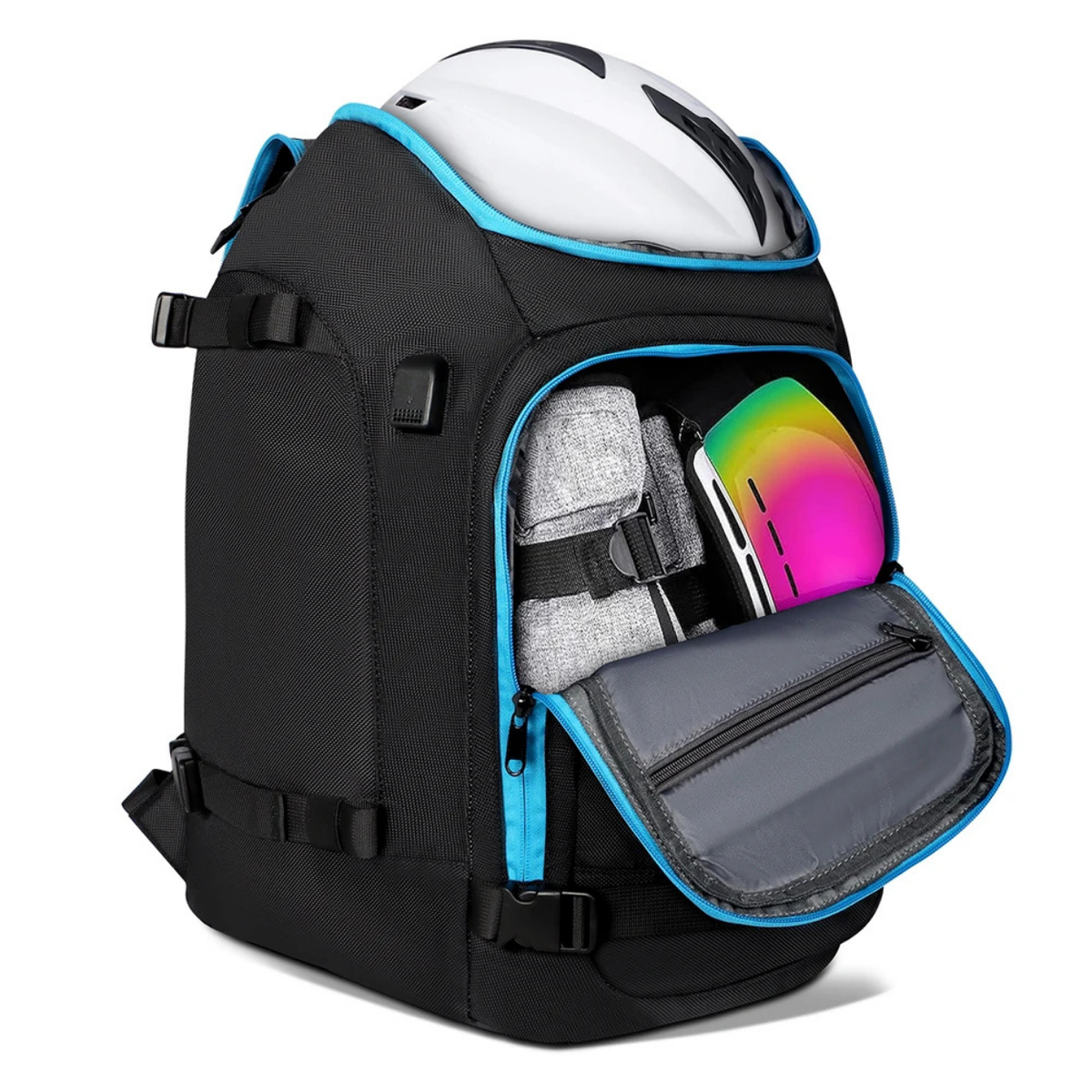 Waterproof Ski Backpack 50L for Snow Adventures