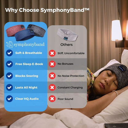 Wireless Headphones Sleepband for Relaxation and Comfort