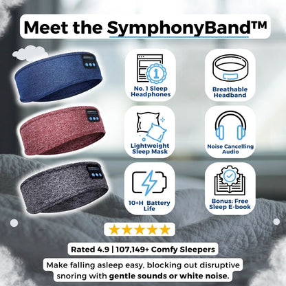 Wireless Headphones Sleepband for Relaxation and Comfort