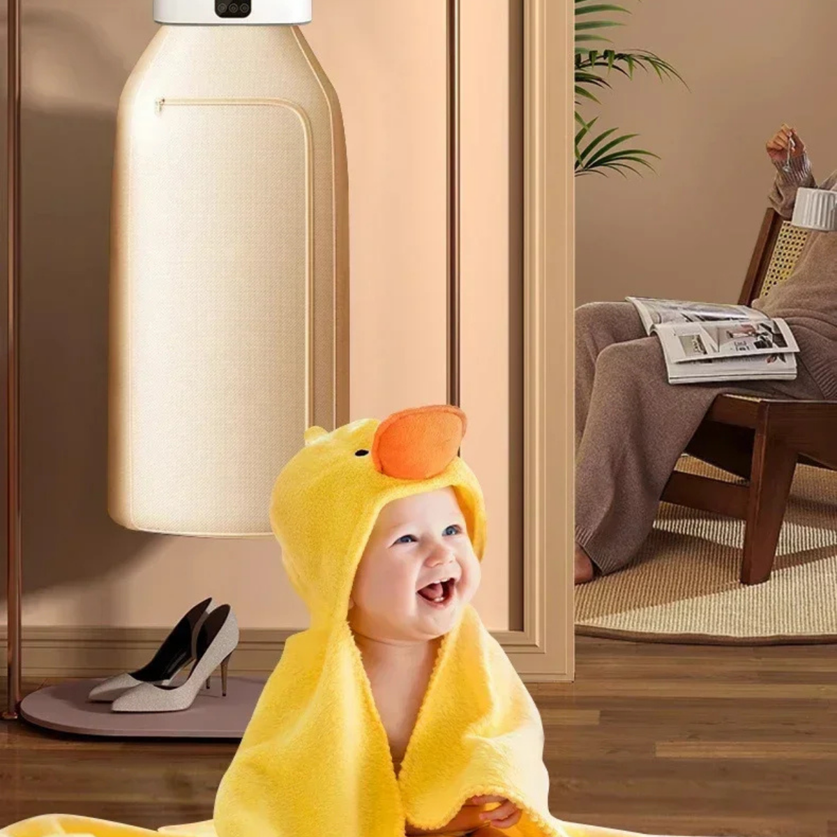 3-in-1 Foldable Electric Clothes Dryer