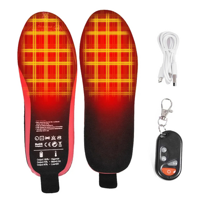 Remote-Controlled Electric Heated Shoe Insoles