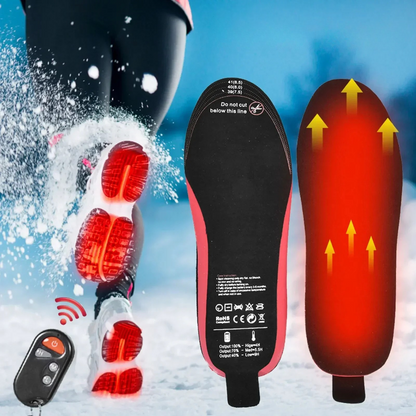 Remote-Controlled Electric Heated Shoe Insoles