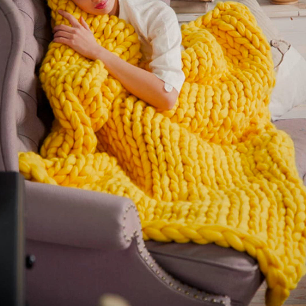 1000g Soft Chunky Yarn for Cozy Blankets