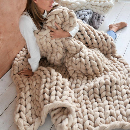 1000g Soft Chunky Yarn for Cozy Blankets