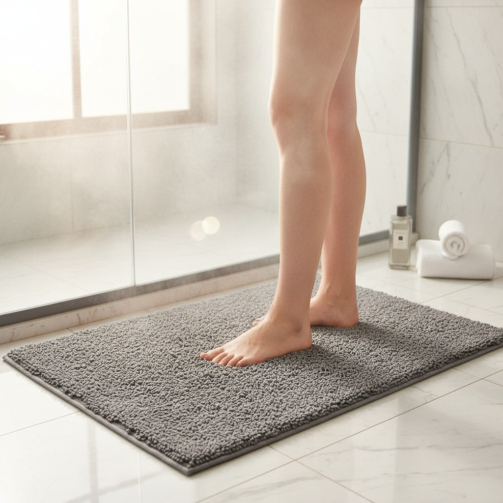Non-Slip Quick-Drying Bathroom Mat - Hygienic Shower Rug