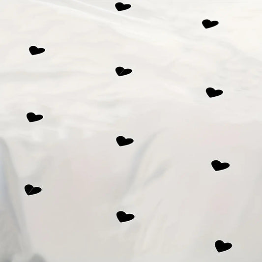 Black Love Print Bedding Set for Bedroom Decoration