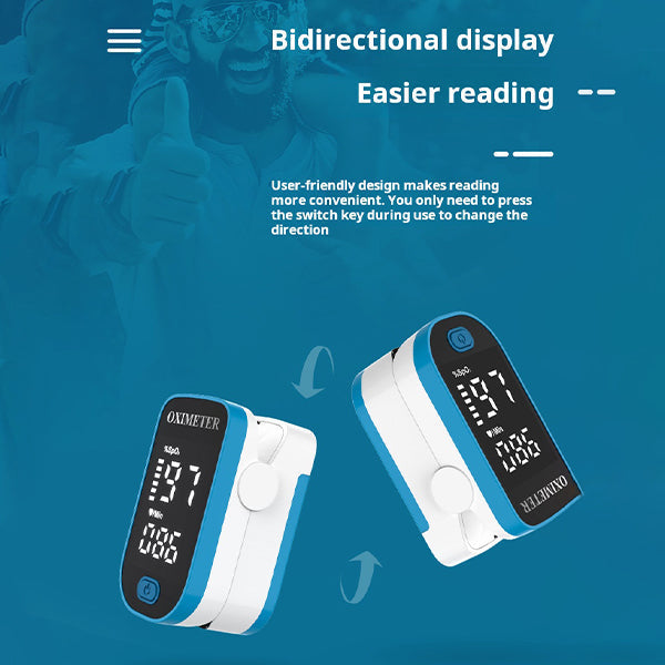 Portable Pulse Oximeter for Measuring Oxygen Levels (SpO₂) & Heart Rate