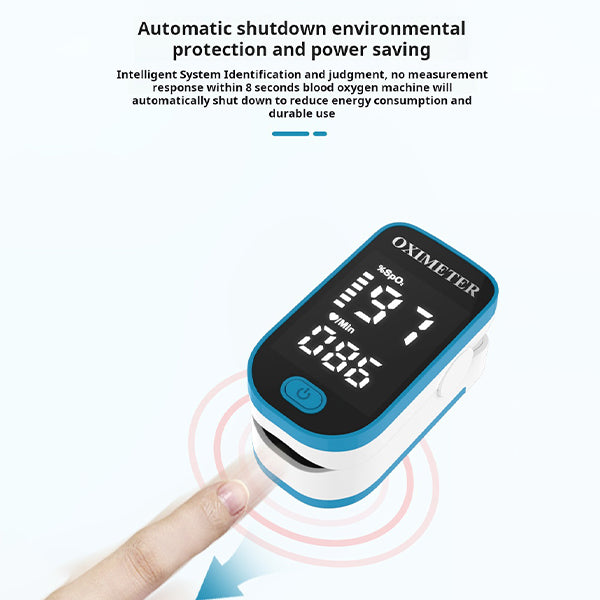 Portable Pulse Oximeter for Measuring Oxygen Levels (SpO₂) & Heart Rate
