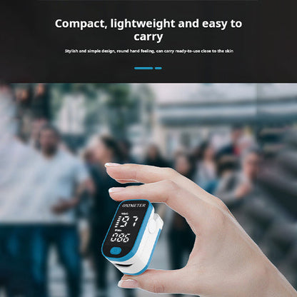 Portable Pulse Oximeter for Measuring Oxygen Levels (SpO₂) & Heart Rate