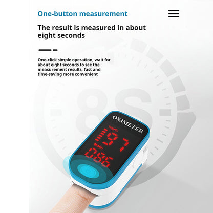 Portable Pulse Oximeter for Measuring Oxygen Levels (SpO₂) & Heart Rate