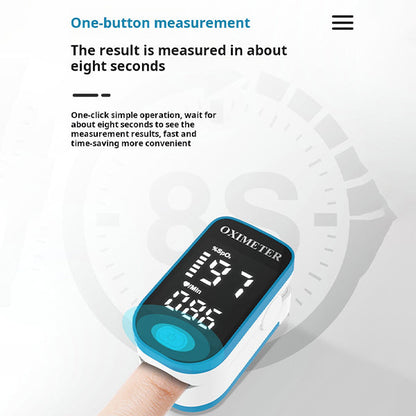 Portable Pulse Oximeter for Measuring Oxygen Levels (SpO₂) & Heart Rate