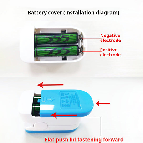 Portable Pulse Oximeter for Measuring Oxygen Levels (SpO₂) & Heart Rate