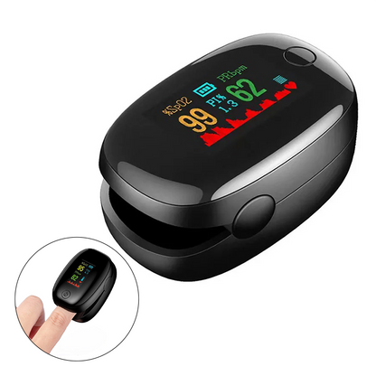 Portable Pulse Oximeter for Measuring Oxygen Levels (SpO₂) & Heart Rate