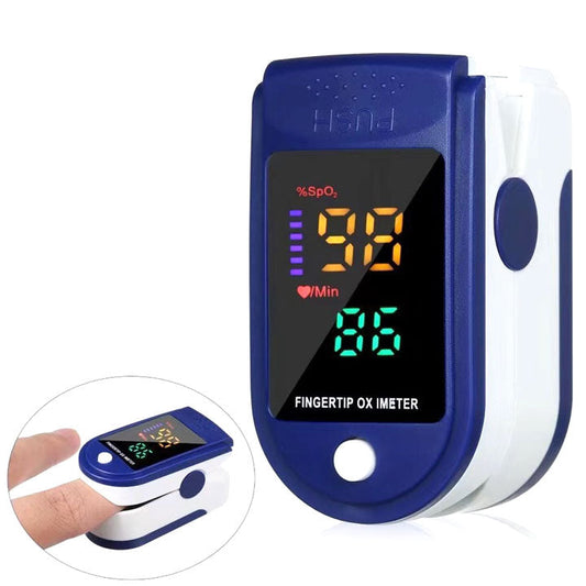 Portable Pulse Oximeter for Measuring Oxygen Levels (SpO₂) & Heart Rate