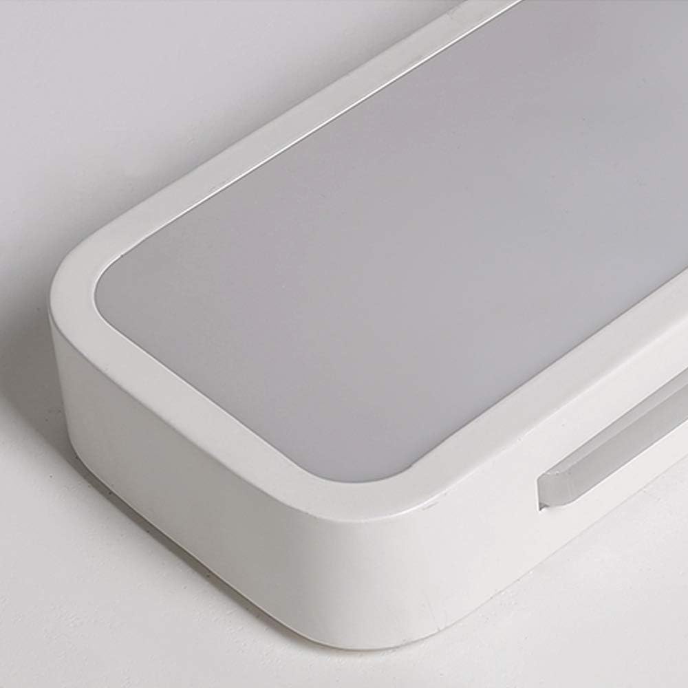 Linear Minimalist LED Ceiling Light in Iron with Acrylic Shade