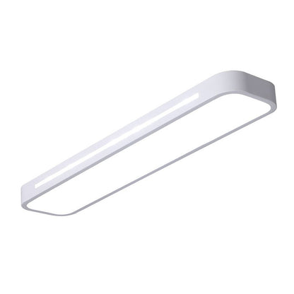 Linear Minimalist LED Ceiling Light in Iron with Acrylic Shade
