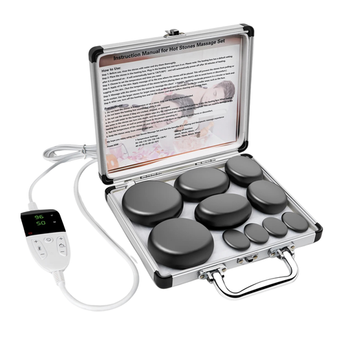 Massage Stone with Integrated Heater – Basalt Heating Element