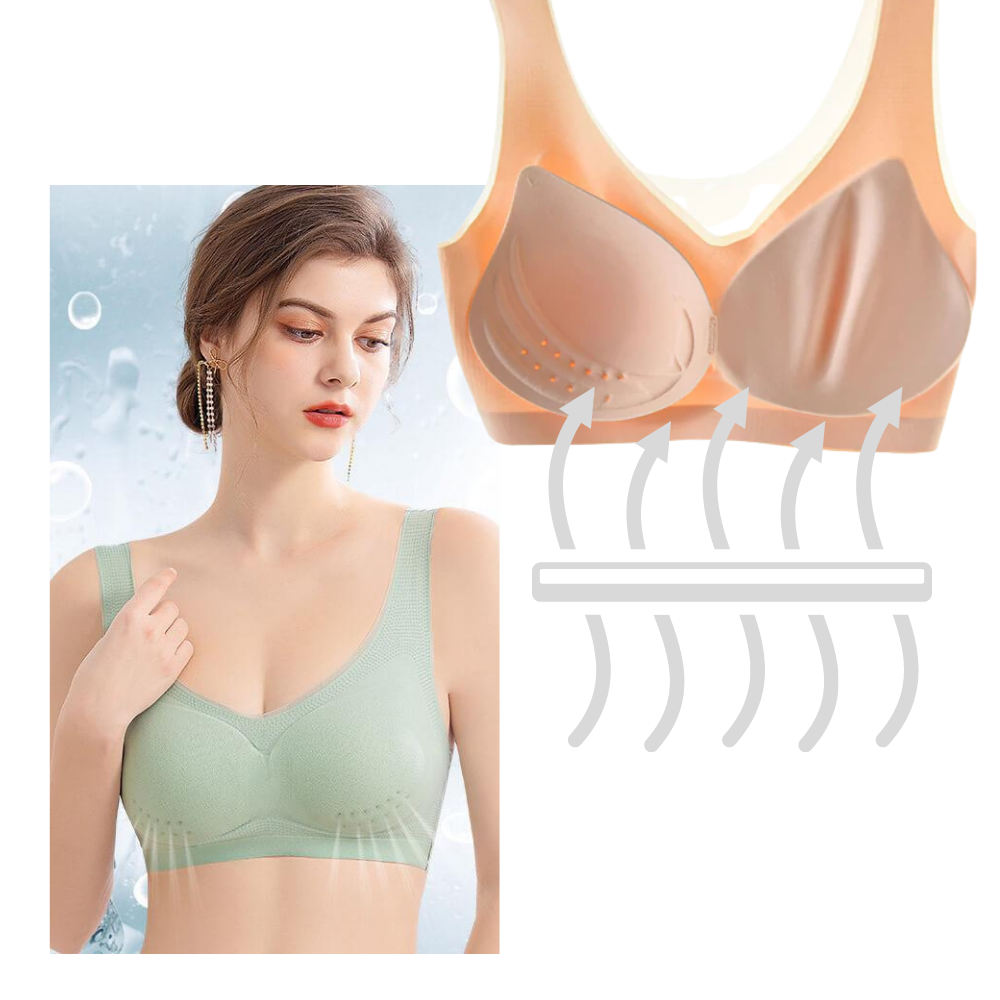 Ultra-Thin Seamless Ice Silk Bra