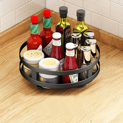 Multifunctional Storage Rack with 360° Rotation
