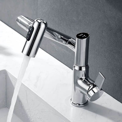 Smart Flow Meter with Temperature Display for Faucets