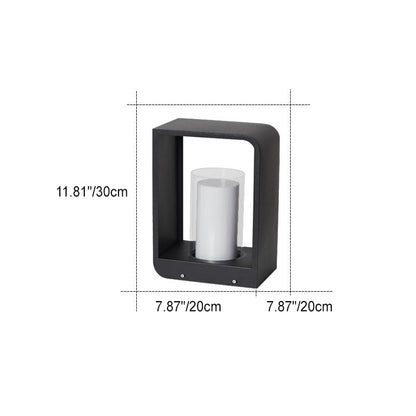 Modern Square Garden Light for Outdoor Pathway Illumination