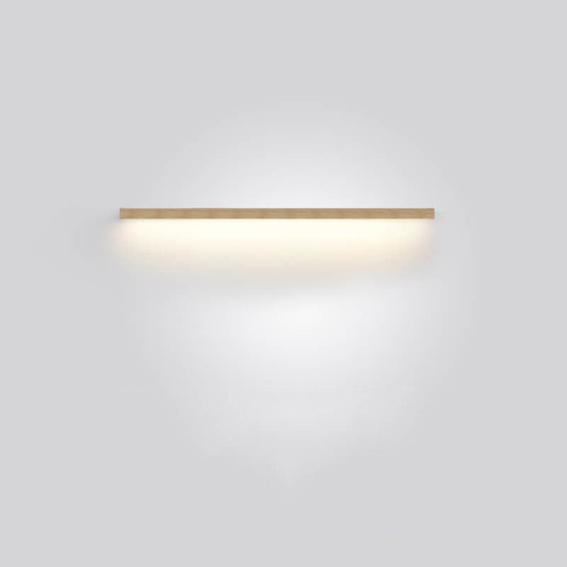Japanese LED Wall Lamp with Solid Wood Design - Modern Accent Light