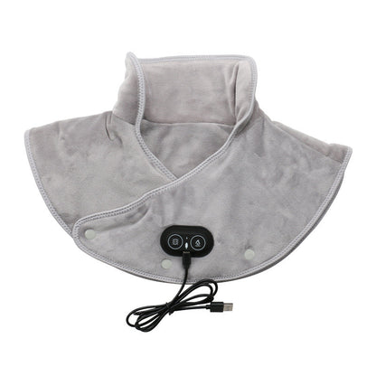 Ergonomic Electric Heat Massager for Neck and Shoulders with Adjustable Vibration