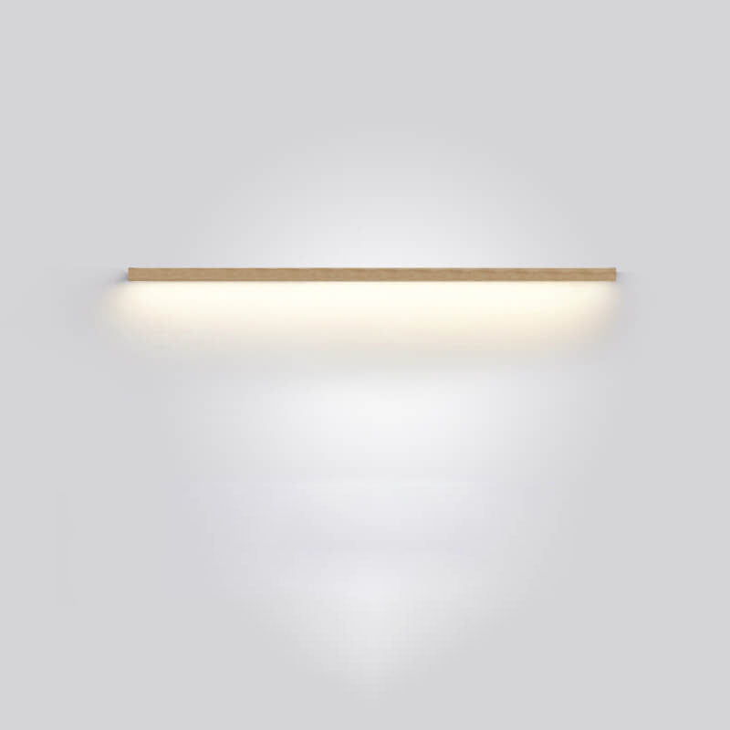 Japanese LED Wall Lamp with Solid Wood Design - Modern Accent Light