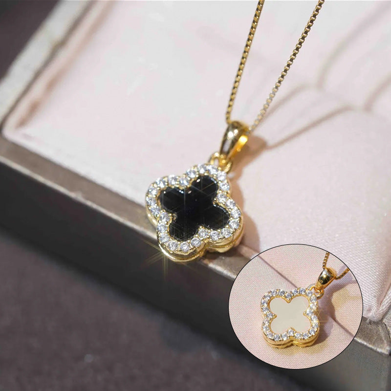 Reversible Luck Charm Pendant Necklace