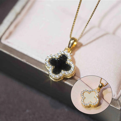 Reversible Luck Charm Pendant Necklace