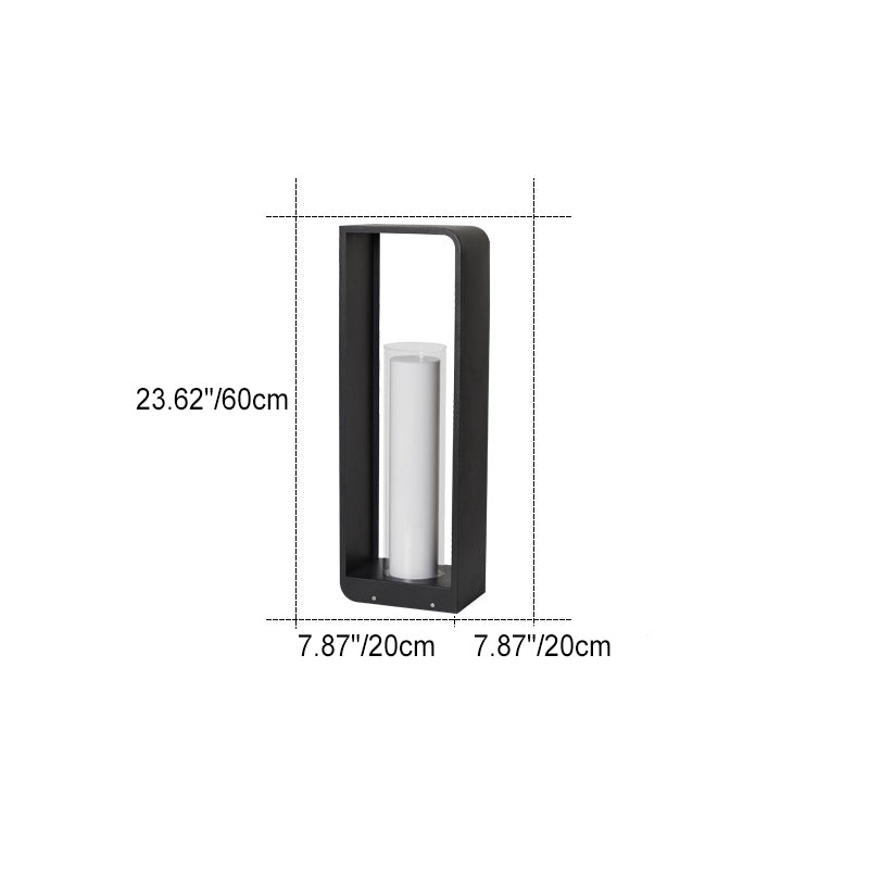Modern Square Garden Light for Outdoor Pathway Illumination