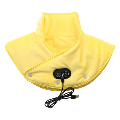 Ergonomic Electric Heat Massager for Neck and Shoulders with Adjustable Vibration