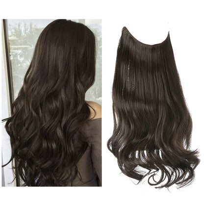 Real Hair Extensions for Natural Wavy Volume in Blonde