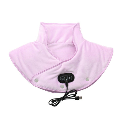 Ergonomic Electric Heat Massager for Neck and Shoulders with Adjustable Vibration