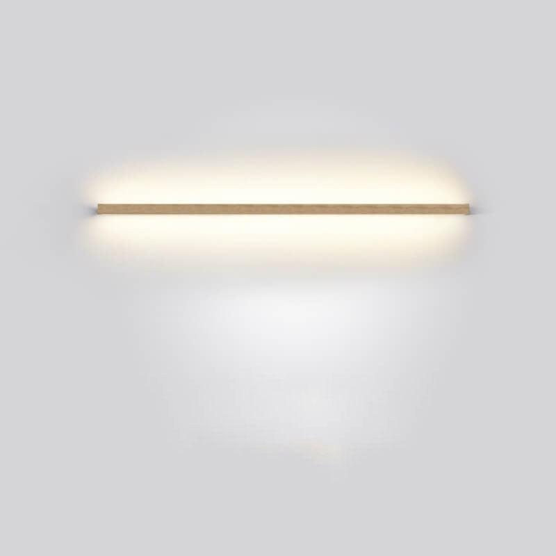 Japanese LED Wall Lamp with Solid Wood Design - Modern Accent Light