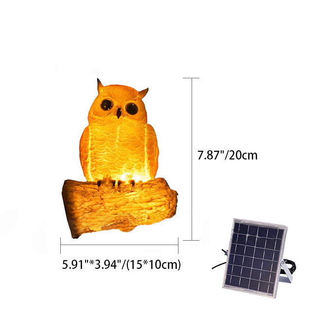 LED Garden Sculpture Lamp - Solar Outdoor Bird Light