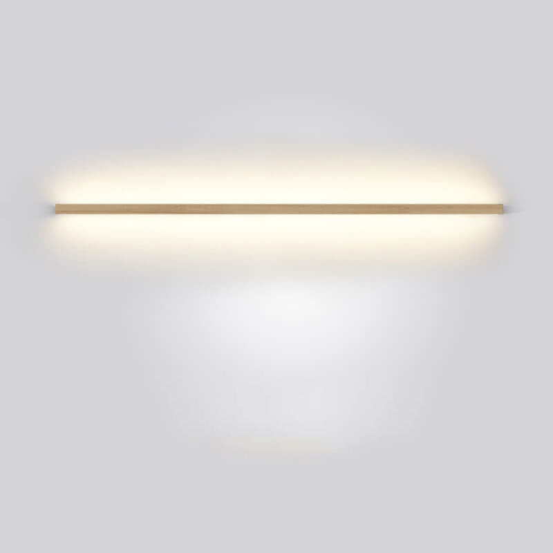 Japanese LED Wall Lamp with Solid Wood Design - Modern Accent Light